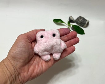 Pocket Frog Plush, Anti-stress worry pet, Weighted Animal, Bean Bag Frog, Fidget Frog, Gift for Best Friend, Baby Frog, Pocket school friend