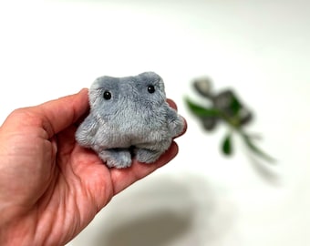 Pocket Frog Plush Toy: Worry Pet, Travel Companion, Sensory Fidget Animal