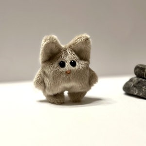 Pocket Cat Soft Beige Plush Toy