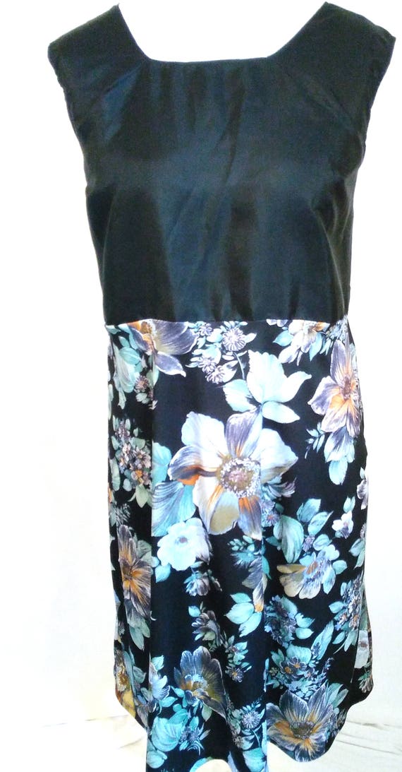 Plus Size UK 20  Shift Tunic Dress Floral Tropica… - image 2