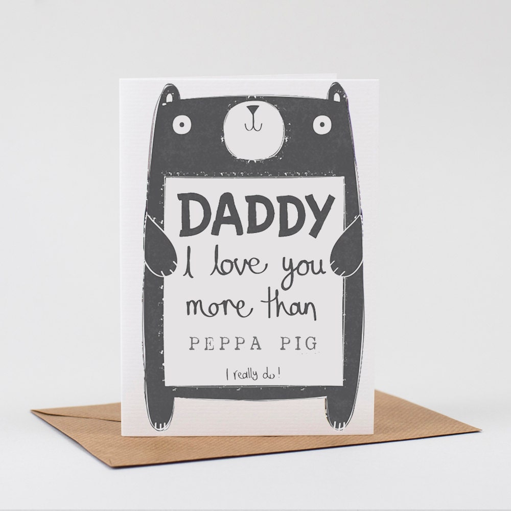 A personalised Daddy birthday card! 