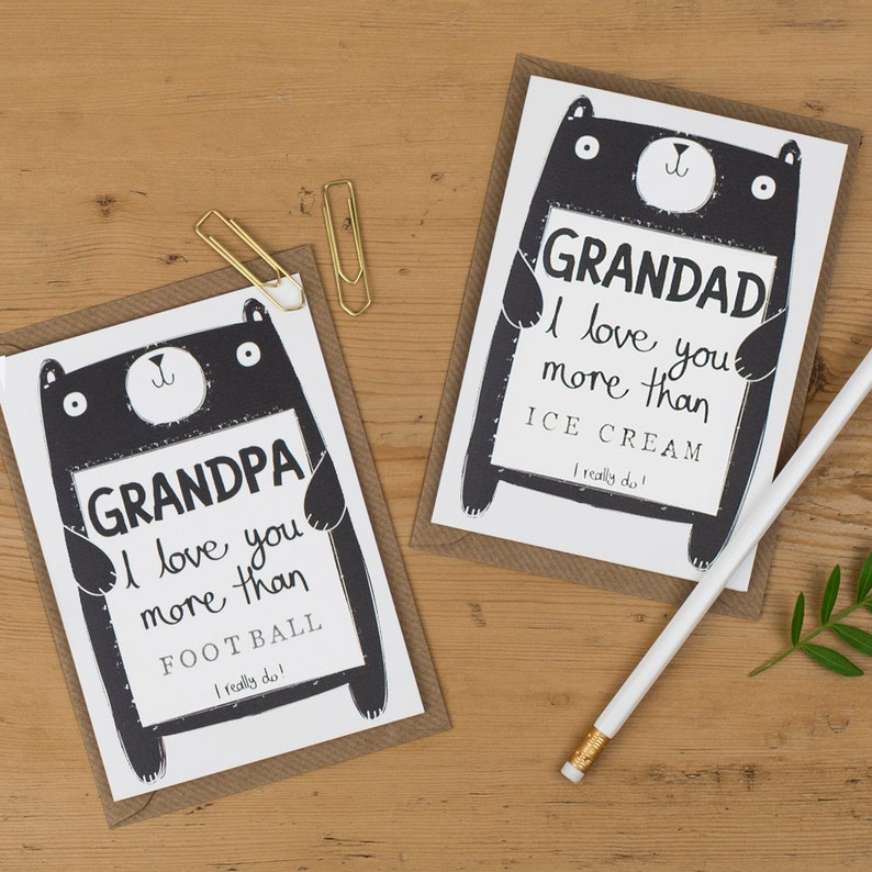 Grandpa Birthday Card personalised Grandpa birthday card | Etsy