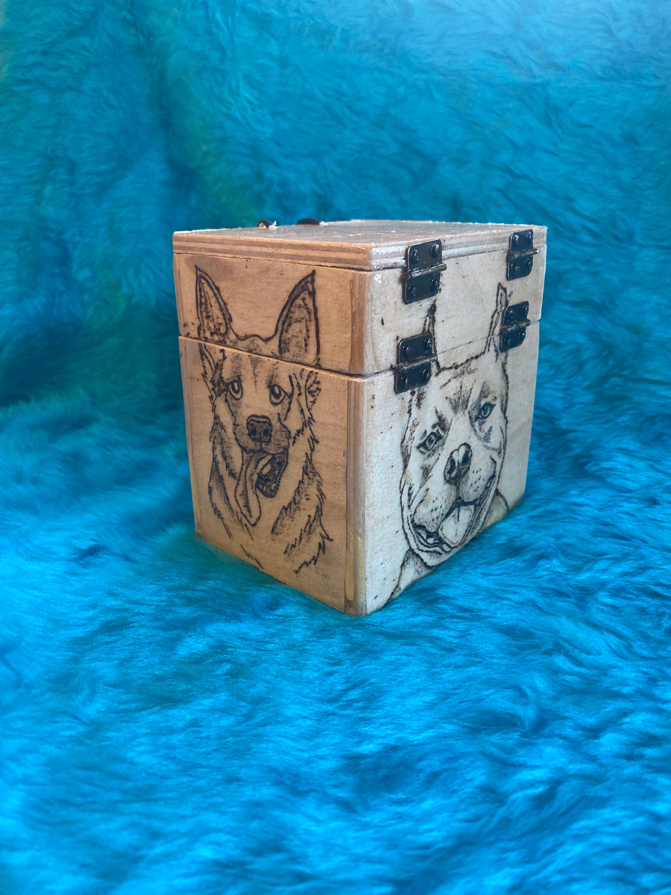 Deck Box Handmade Wooden TCG Deck MTG Yugioh Pokemon Etsy