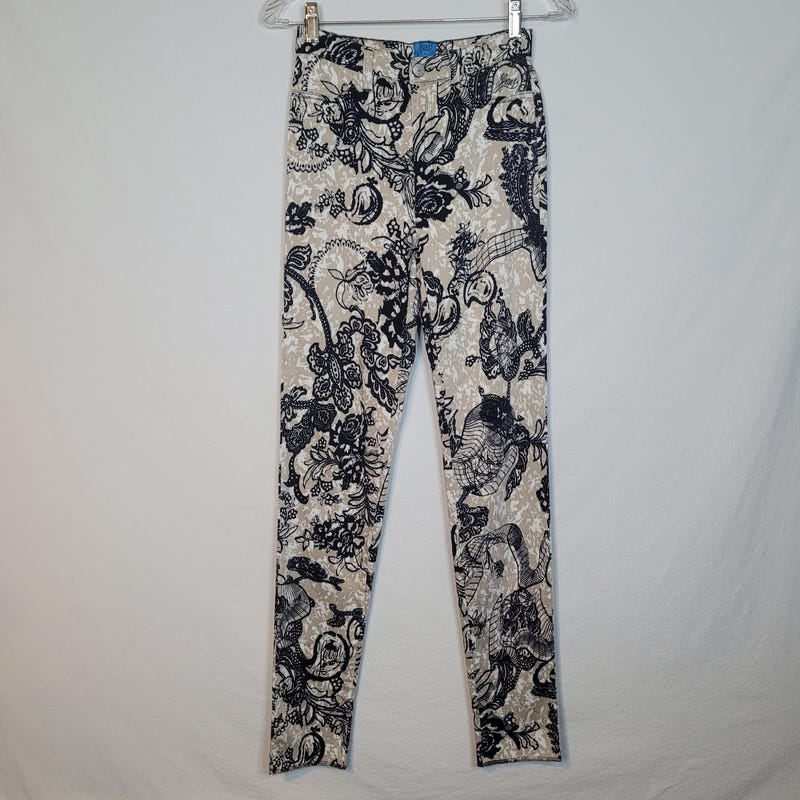 Rogue Luxe Abstract Denim Jeans