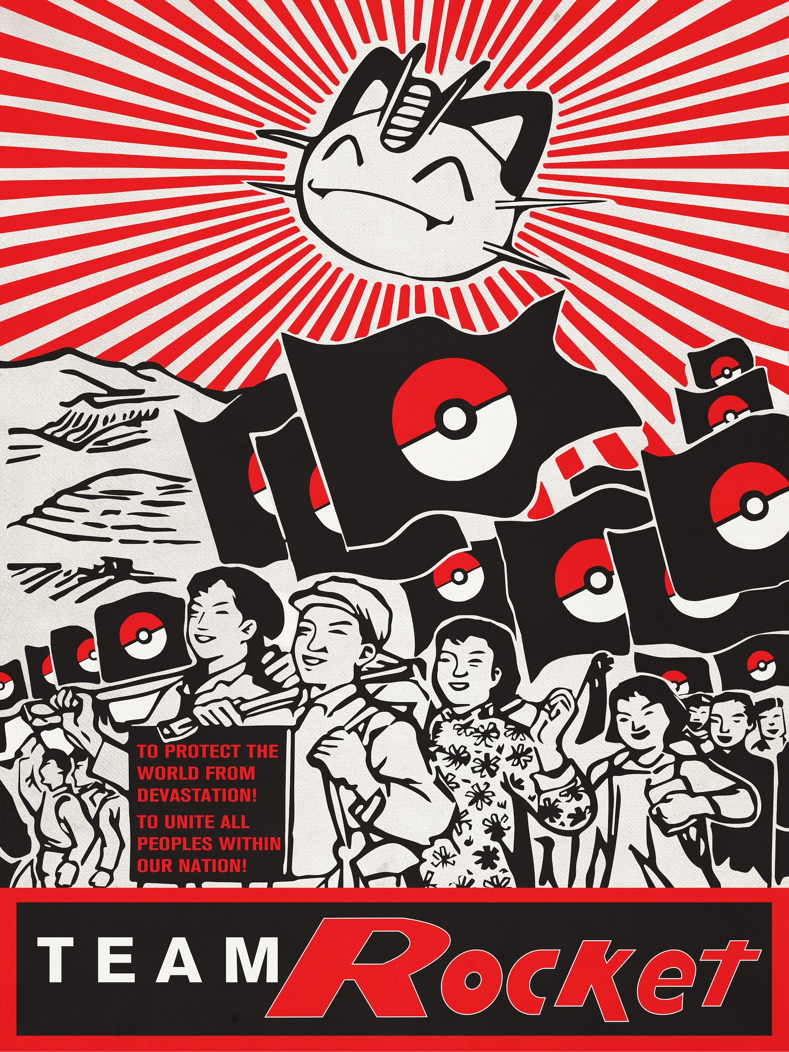 Pokemon Team Rocket Propaganda Poster, Fantasy Etsy Ireland