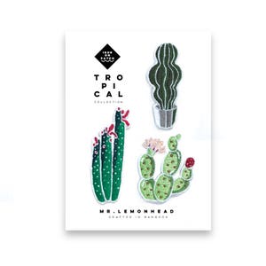 Tropical collection iron on patch set NO.2
