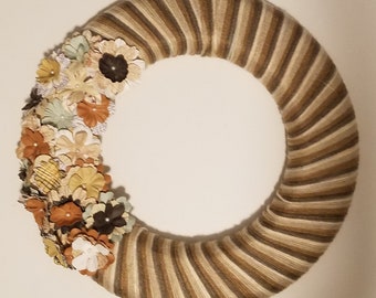 Yarn Wrapped Wreath