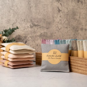 Organic Lavender Sachets - Set of 2