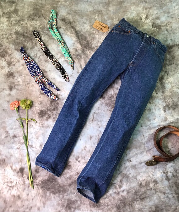 26” waist 501’s Levis 80s vintage denim Vintage L… - image 2