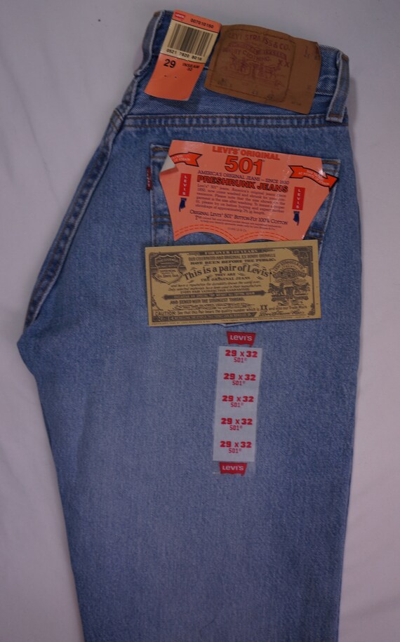 Levis 501 2 sizes available NOS 501s with tags vi… - image 5