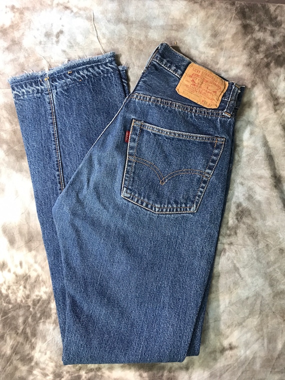 26” waist Levis 501s Vintage Selvedge denim LEVI'… - image 3