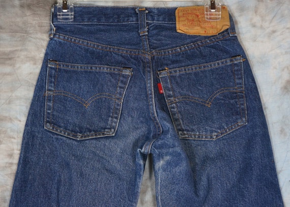 25” waist Levis 501s Vintage Selvedge denim LEVI'… - image 4