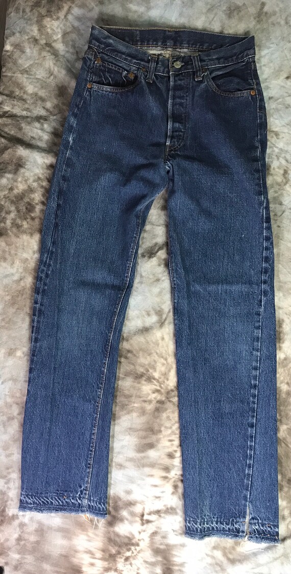 26” waist Levis 501s Vintage Selvedge denim LEVI'… - image 2