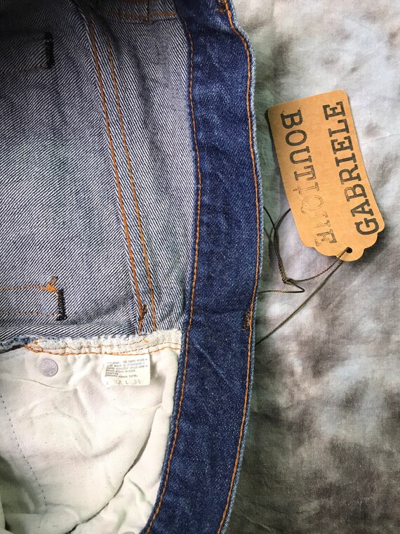 25” waist Levis 501s Vintage Selvedge denim LEVI'… - image 8