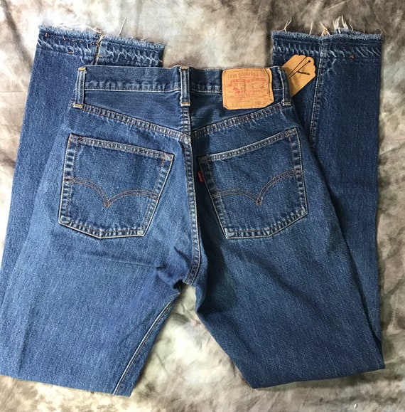 26” waist Levis 501s Vintage Selvedge denim LEVI'… - image 5