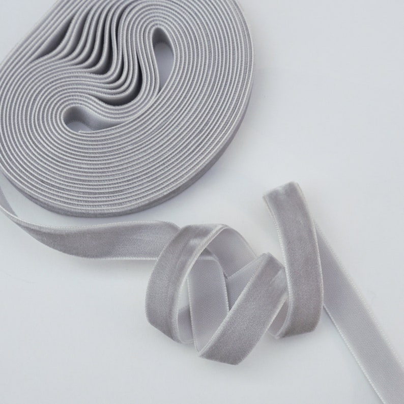 Fog Velvet Ribbon 12 inch