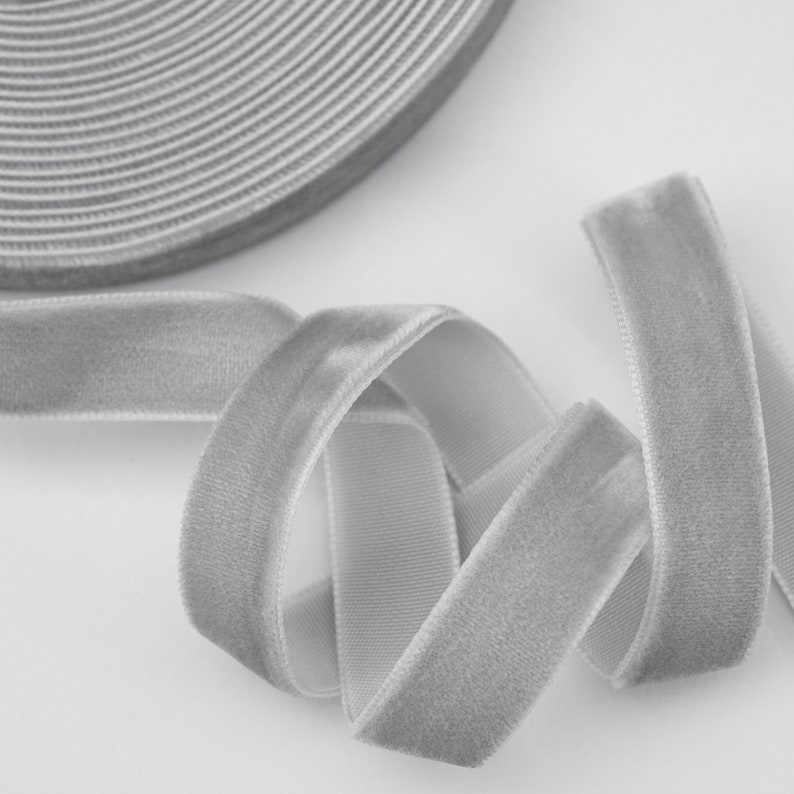 Fog Velvet Ribbon 12 inch