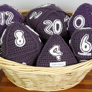Crochet Giant Table Top Game Dice