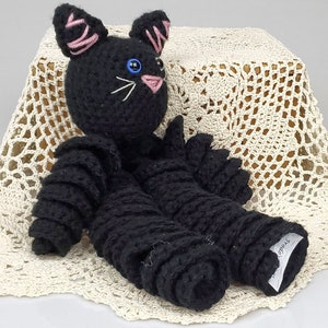 Hand Crocheted Doll/ Lovey CUSTOMIZABLE DOLL! Cat doll.Cat Lovey.