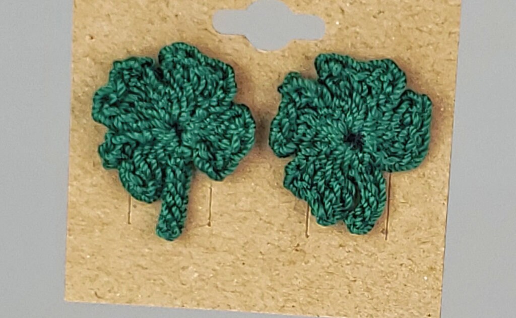 Shamrock Earrings. 4leaf Clover Earrings. St. Patrick's Etsy