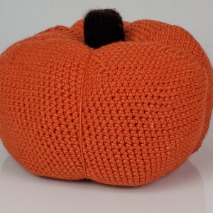 Giant Crochet Pumpkin