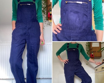 80s fashion dungarees