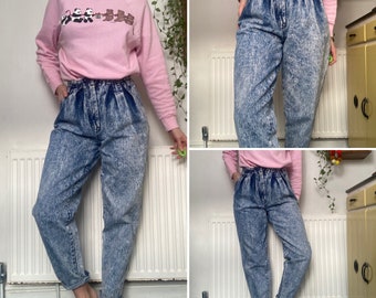 80s Stonewash Jeans Etsy
