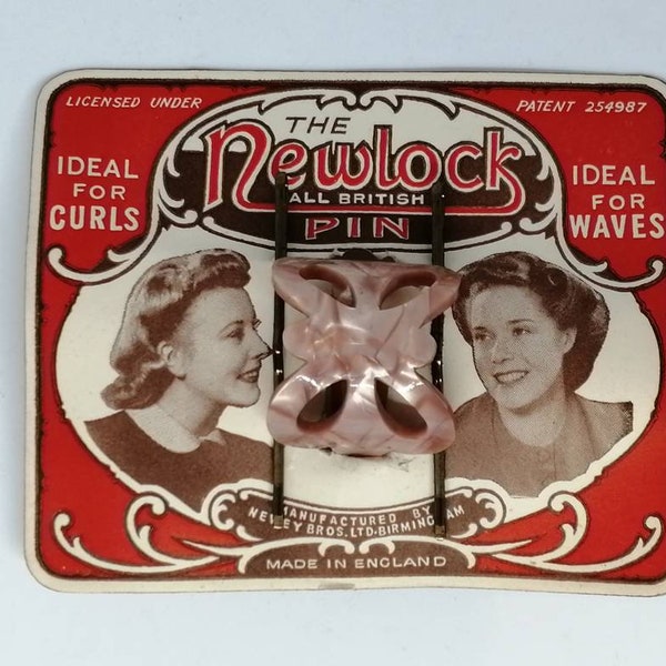 Victory Rolls, vintage up do, pince à cheveux papillon perlé des années 1940, barrette à cheveux. Lame, barrette, lot x 10