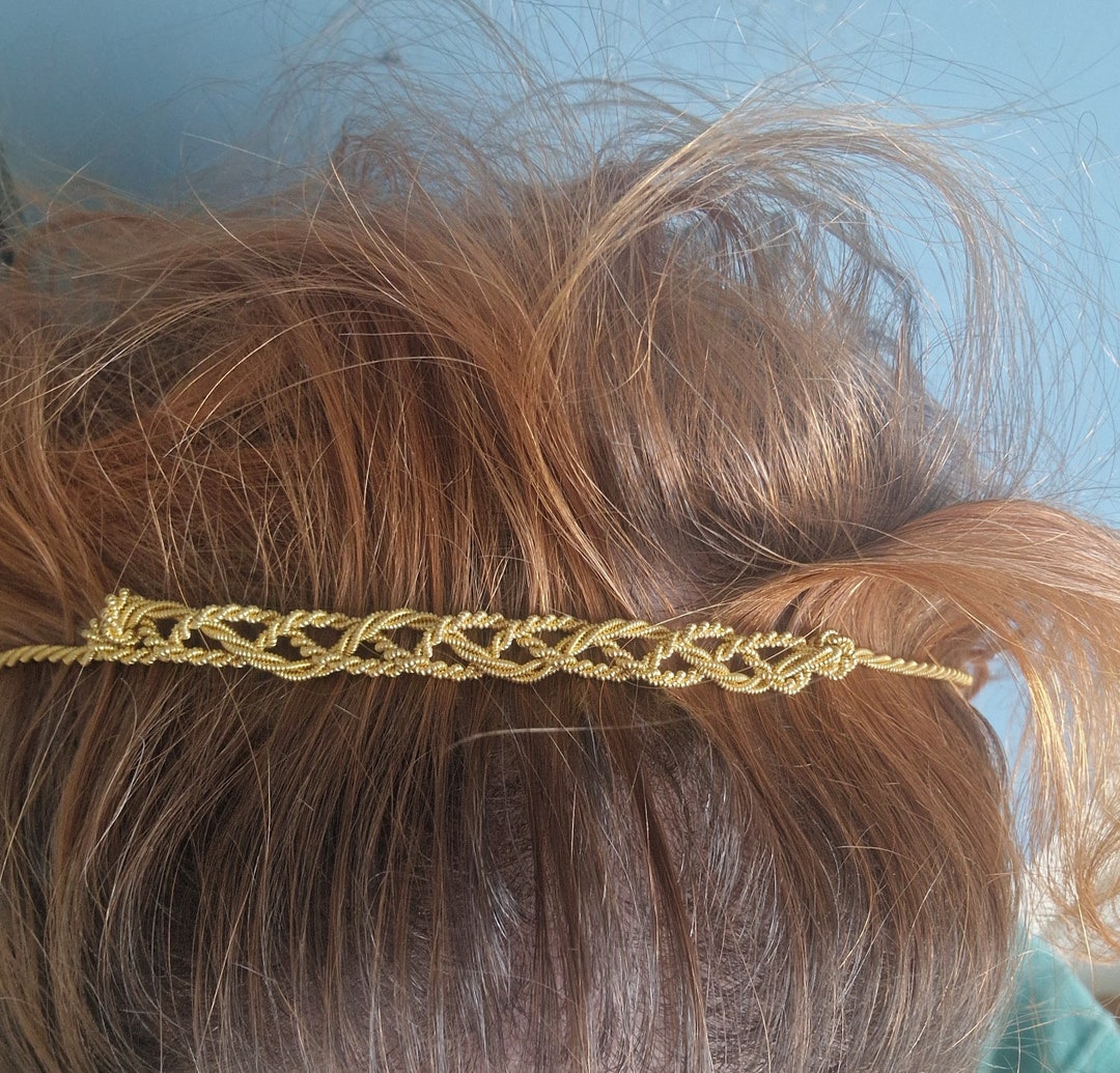 HEADBAND WITH KNOT SWINGING SIXTIES