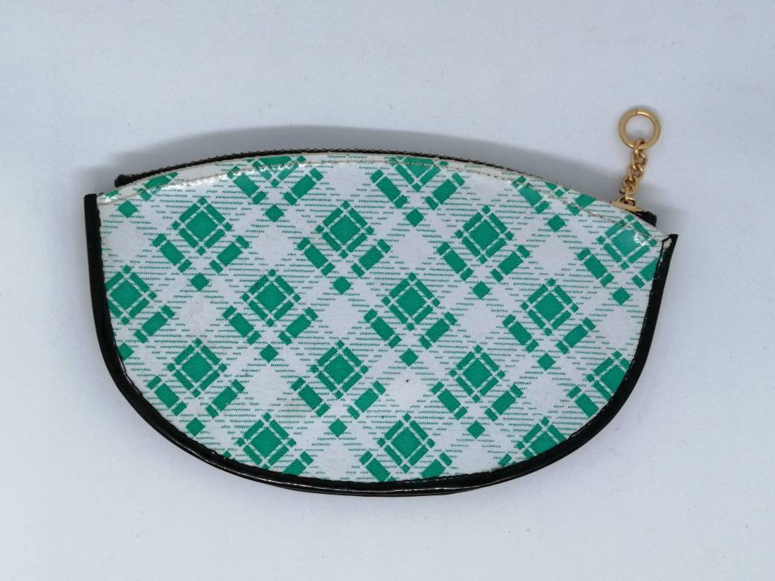 Vintage 1980s Checkered Plastic Coin Purse Etsy