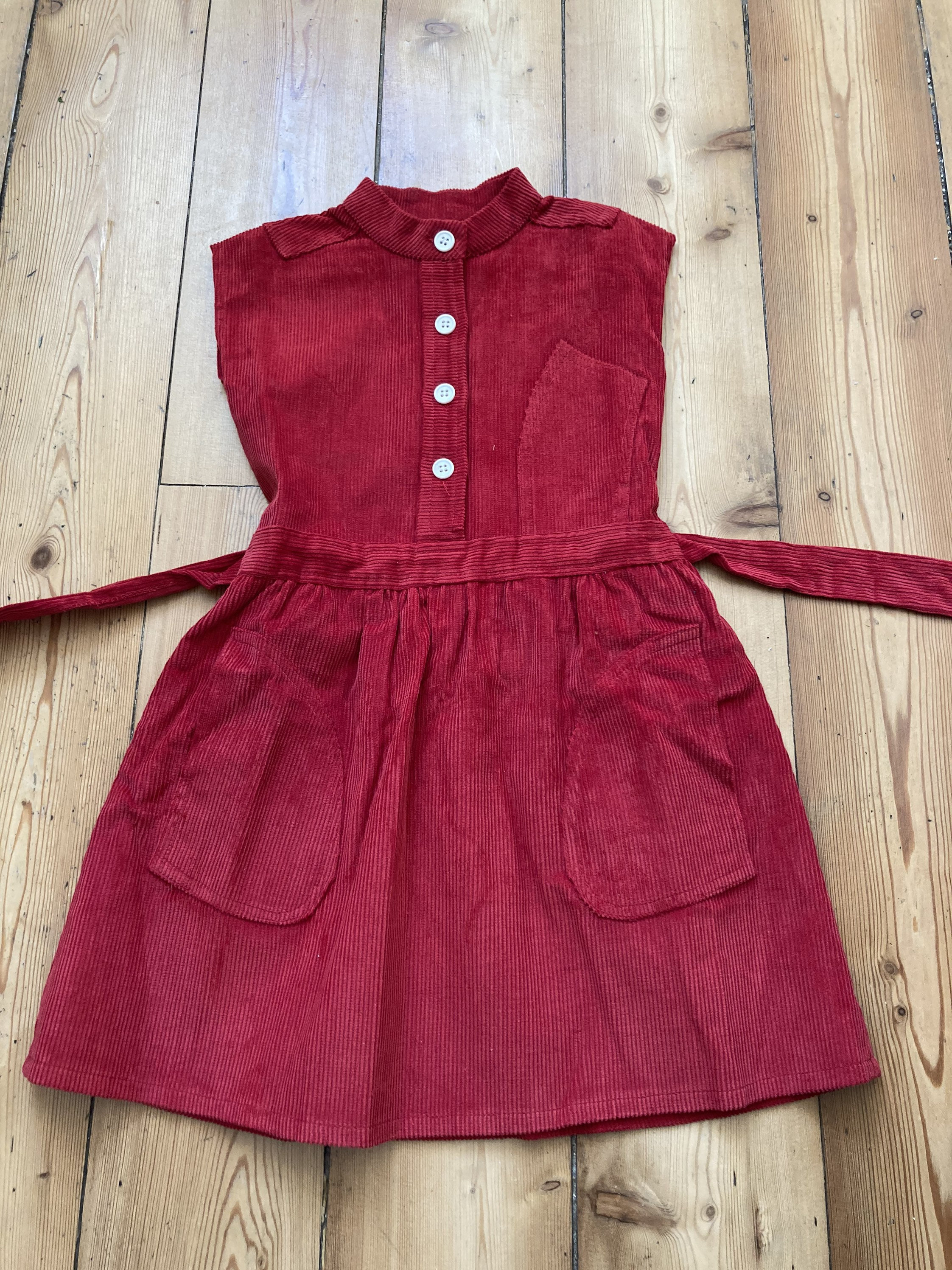 Vintage 1970s Corduroy dress size range age 6-13 years | Etsy