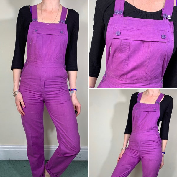 Purple Overalls Etsy