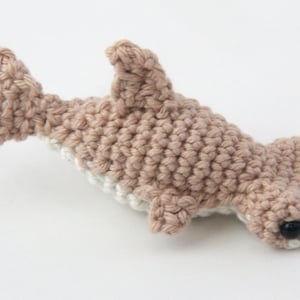Hammerhead Shark Amigurumi Plush/Keychain (Optional) MADE TO ORDER