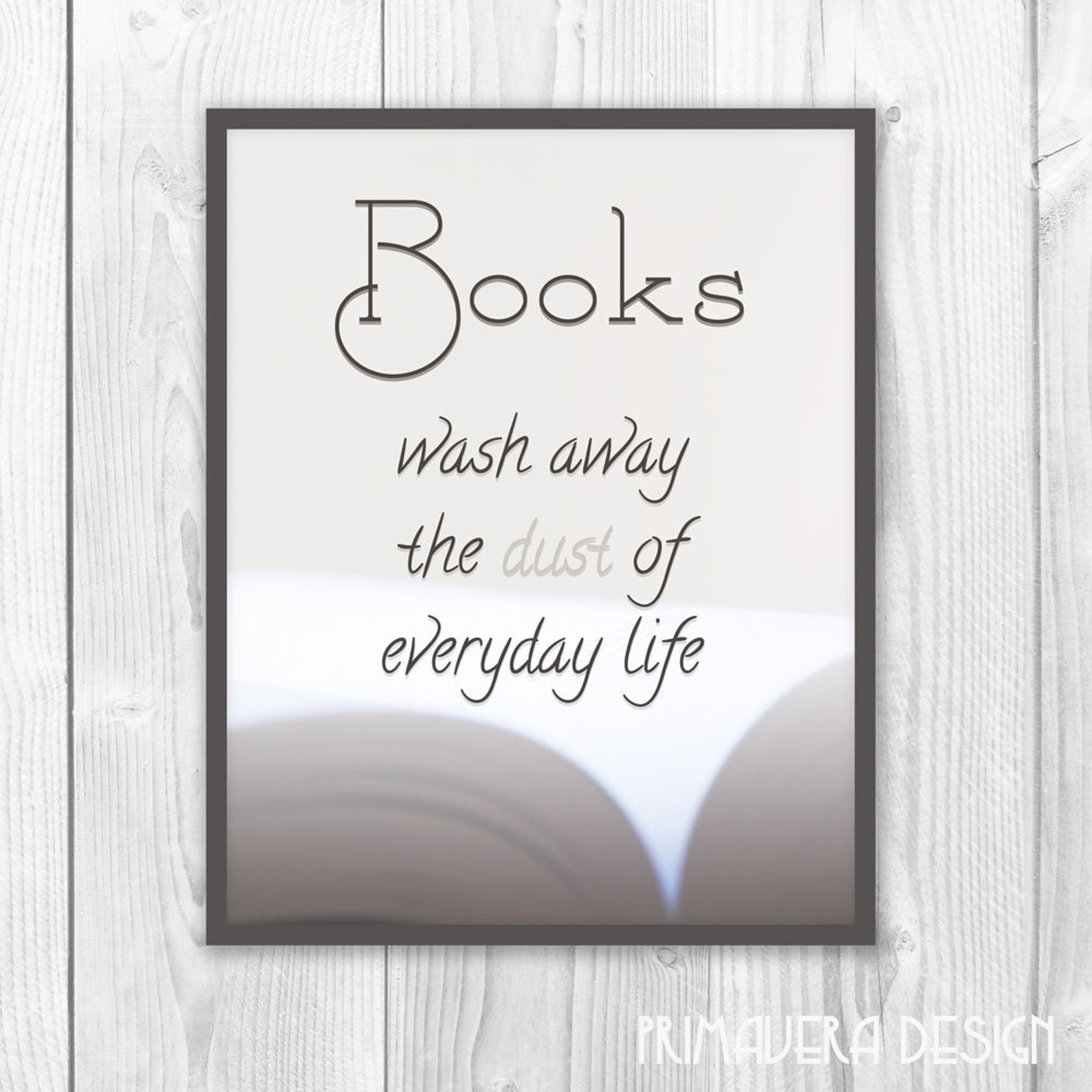 Printable quote book quotes typography print digital | Etsy