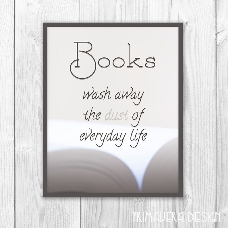 Printable quote book quotes typography print digital | Etsy