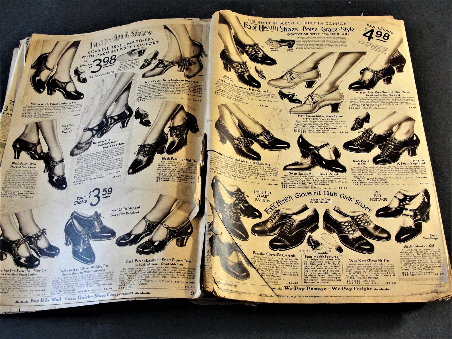 Vintage Depression Time, Spring Summer 1930 Montgomery Ward Catalog