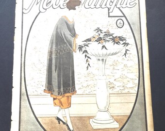 La Mode Pratique – 21 December ,1918, No.51 French Fashion Magazine.