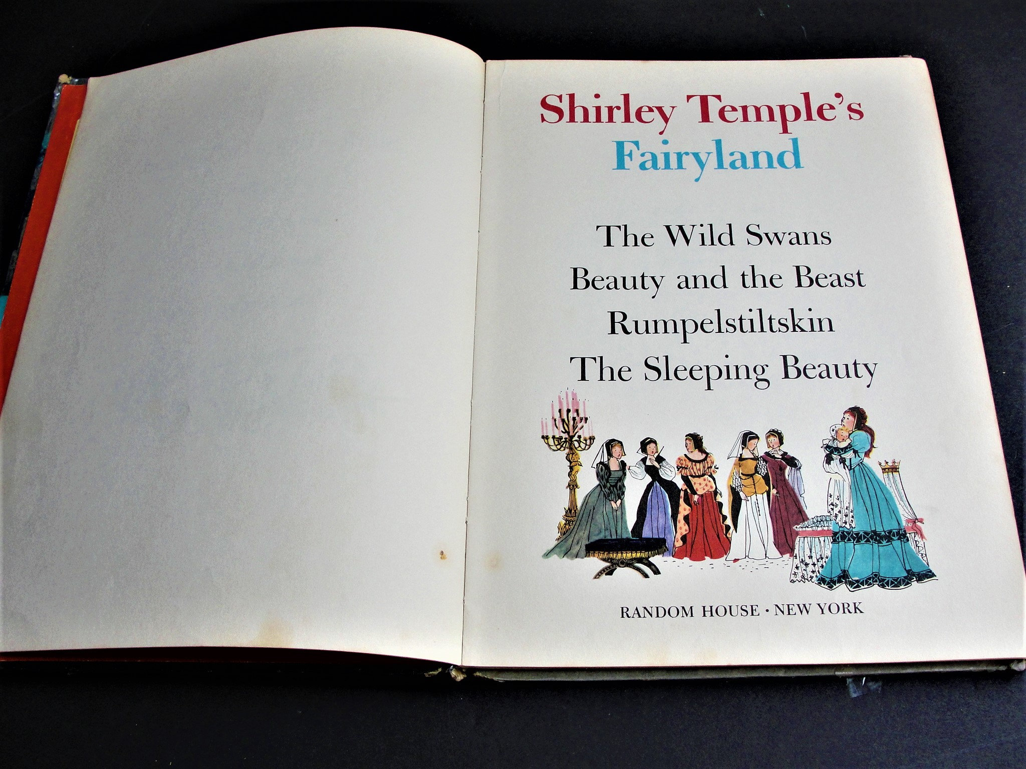 Shirley Temples Fairyland 1958 Book Sleeping Beauty, Beauty and the