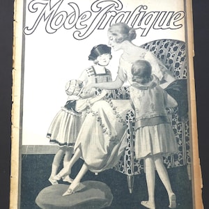 La Mode Pratique – 5 September,1920, No.36 French Fashion Magazine.