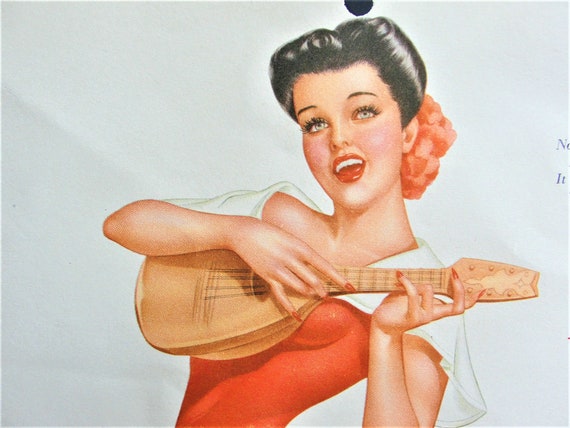 Alberto Vargas Pin-up Girl – November 1946 Calendar Page - Etsy