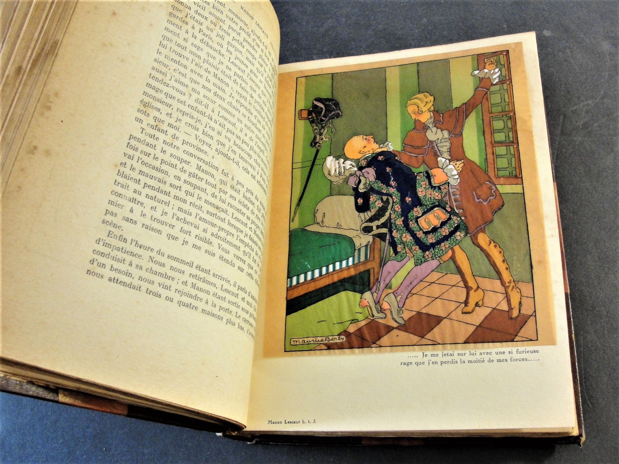 Histoire De Manon Lescaut – 1928 French Romantic Book, Maurice