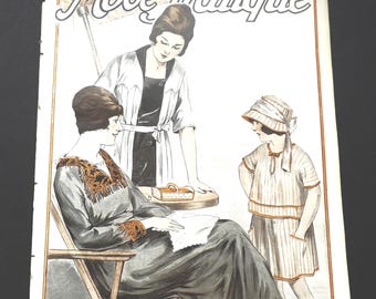 La Mode Pratique – 13 July ,1918, No.28 French Fashion Magazine.