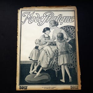 La Mode Pratique – 5 September,1920, No.36 French Fashion Magazine.