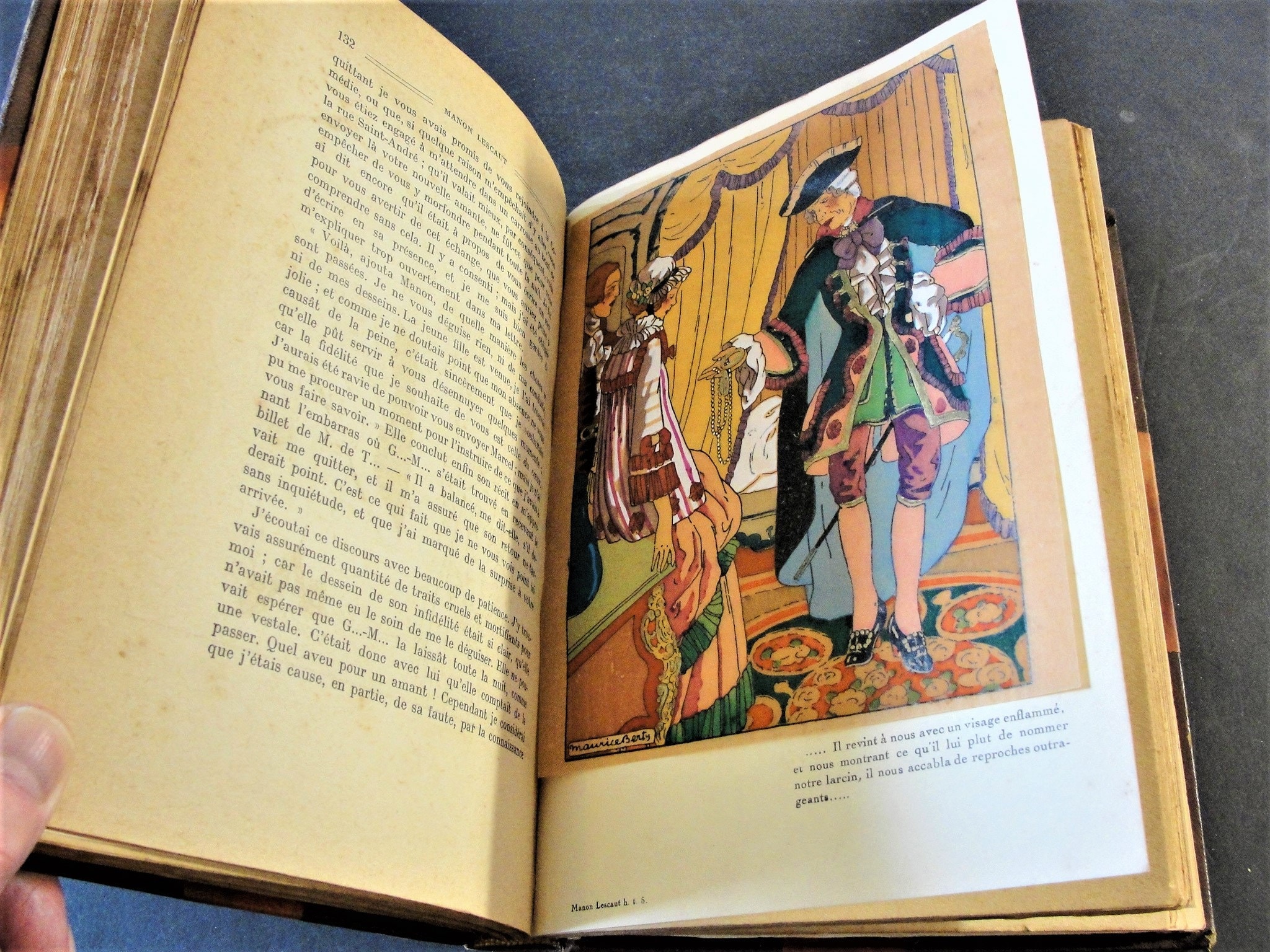 Histoire De Manon Lescaut – 1928 French Romantic Book, Maurice