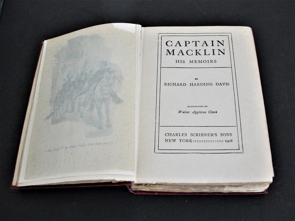 Richard Harding Davis Vintage Set of 6 Bookspublished by Etsy