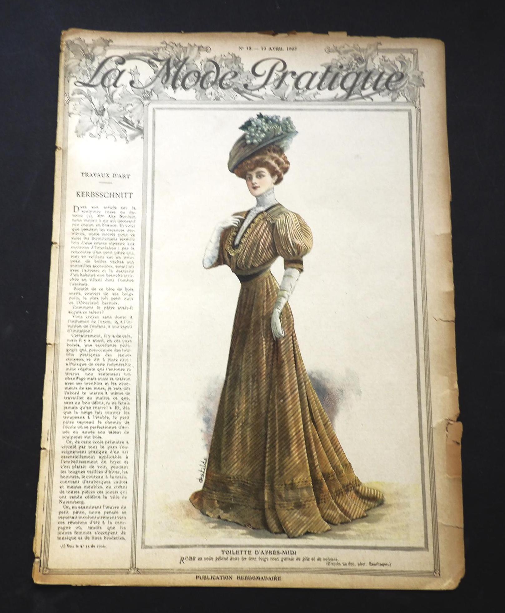 Vintage La Mode Magazine - Etsy