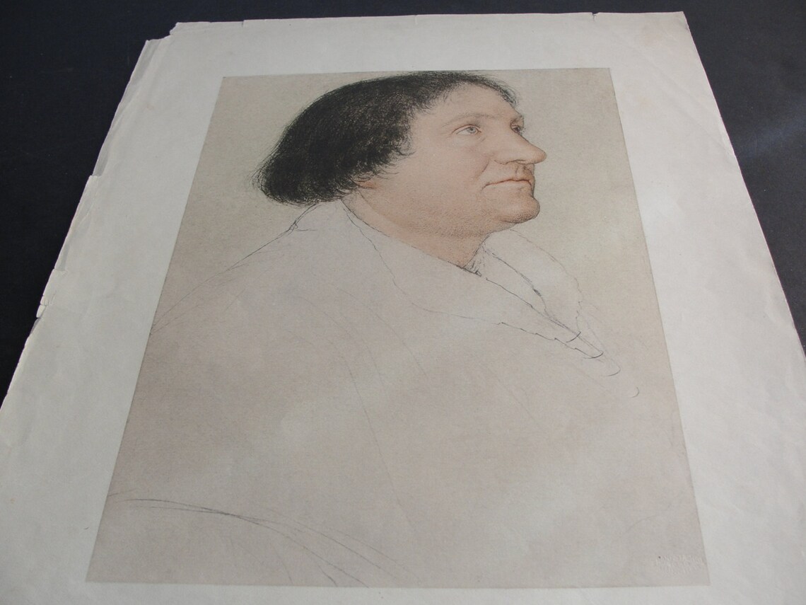 Portrait of Jacob Meyer After Painting by Hans Holbein the Etsy