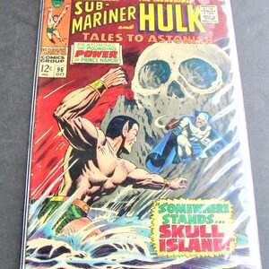 Tales to Astonish #96: Hulk & Sub-Mariner, 1967 Silver Age Comic Book image 1