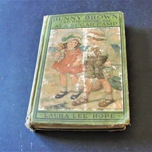 1924 Bunny Brown And His Sister Sue At A Sugar Camp by Laura Lee Hope Children’s Book.