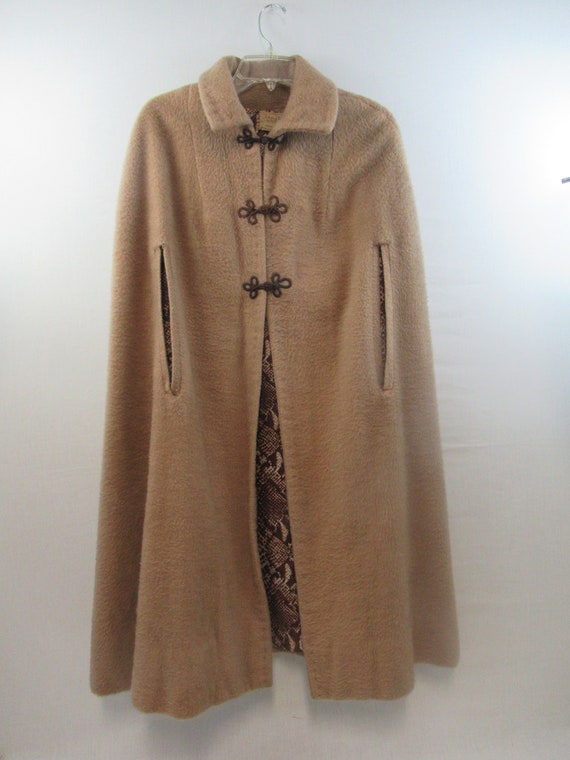 Vintage Rare Swing Coat Cape Fashioned By Marion R